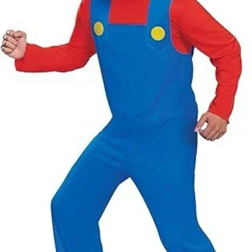 Disguise Super Mario Kids Costume - Blue and Red
